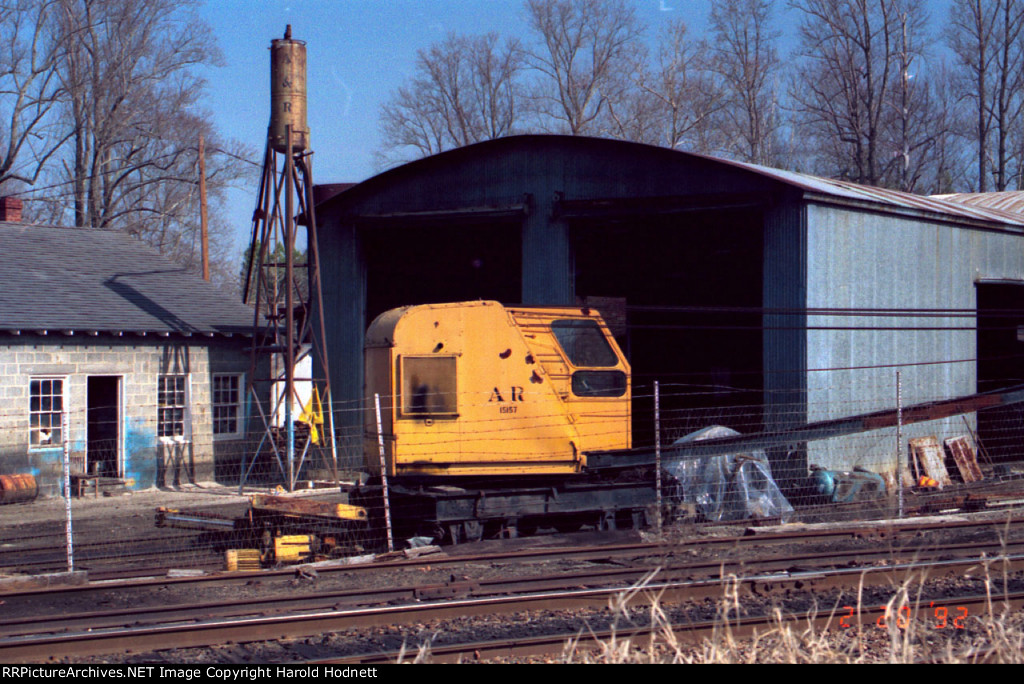 AR 15157 outside the engine house